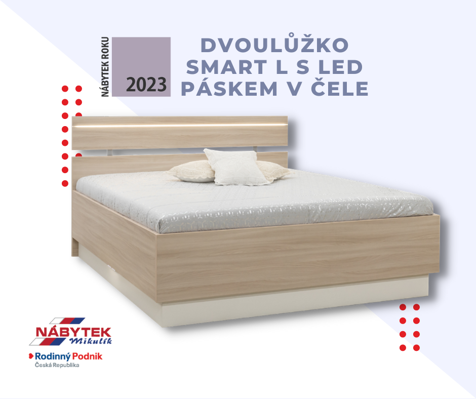 Naše lůžko SMART L získalo ocenění Nábytek roku 2023