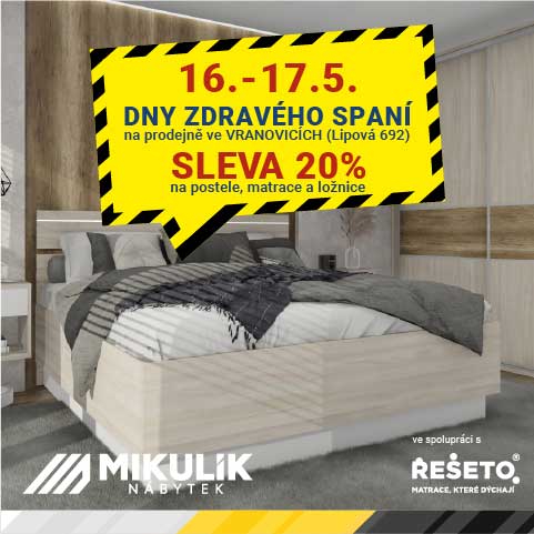Začněte spát zdravě - přijďte si pro 20% slevu