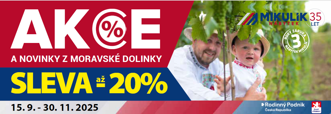 Podzimní klid doma bez kompromisů - to je podzimní akce v Nábytku Mikulík