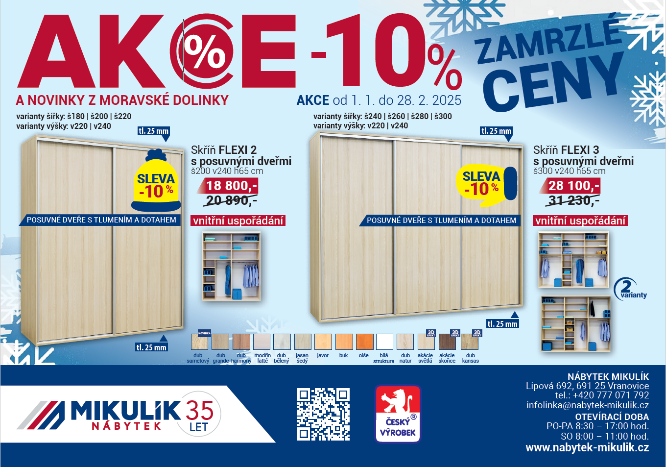 Nový rok přináší nové slevy!