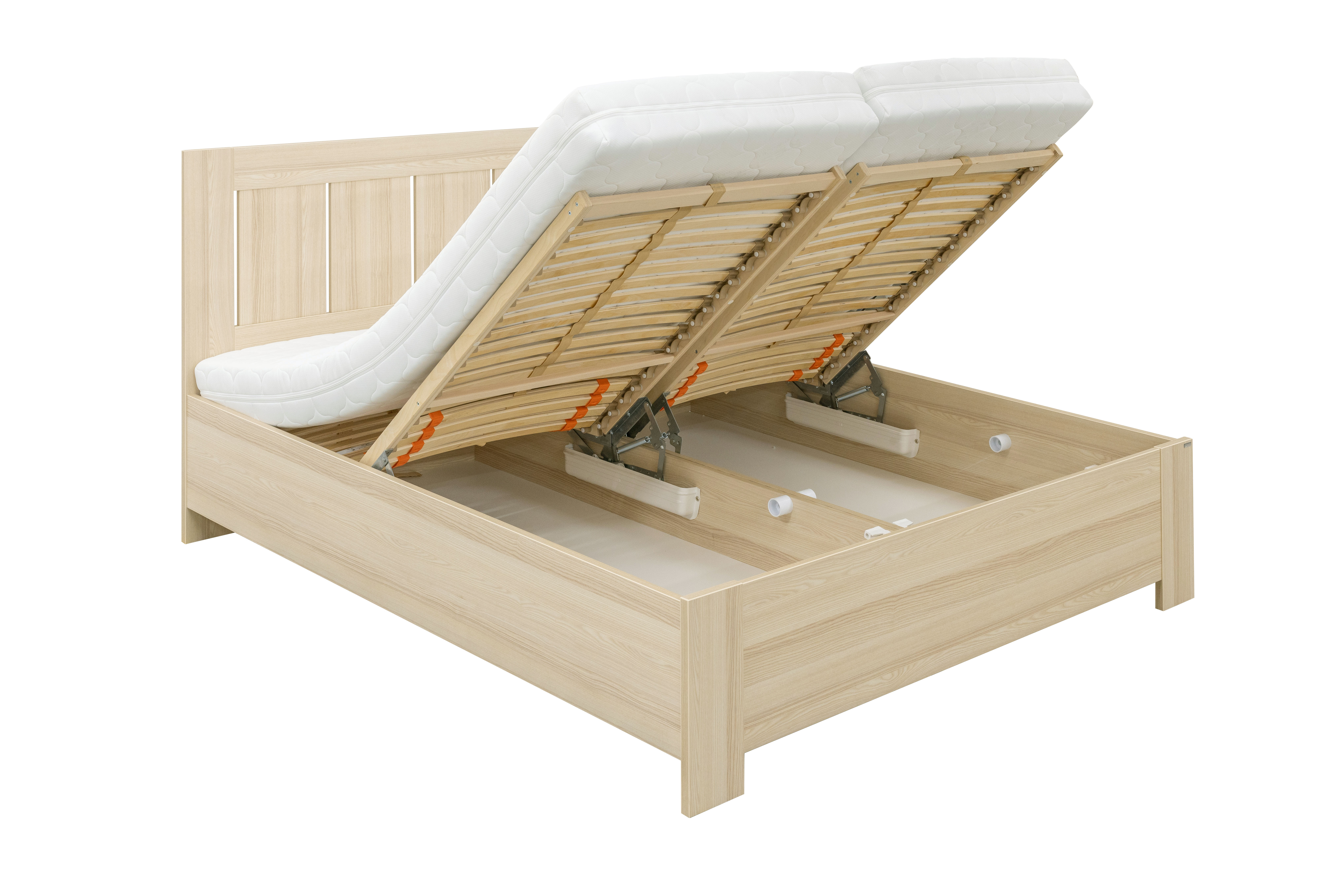 Postel AURA – vysoké čelo, akácie světlá