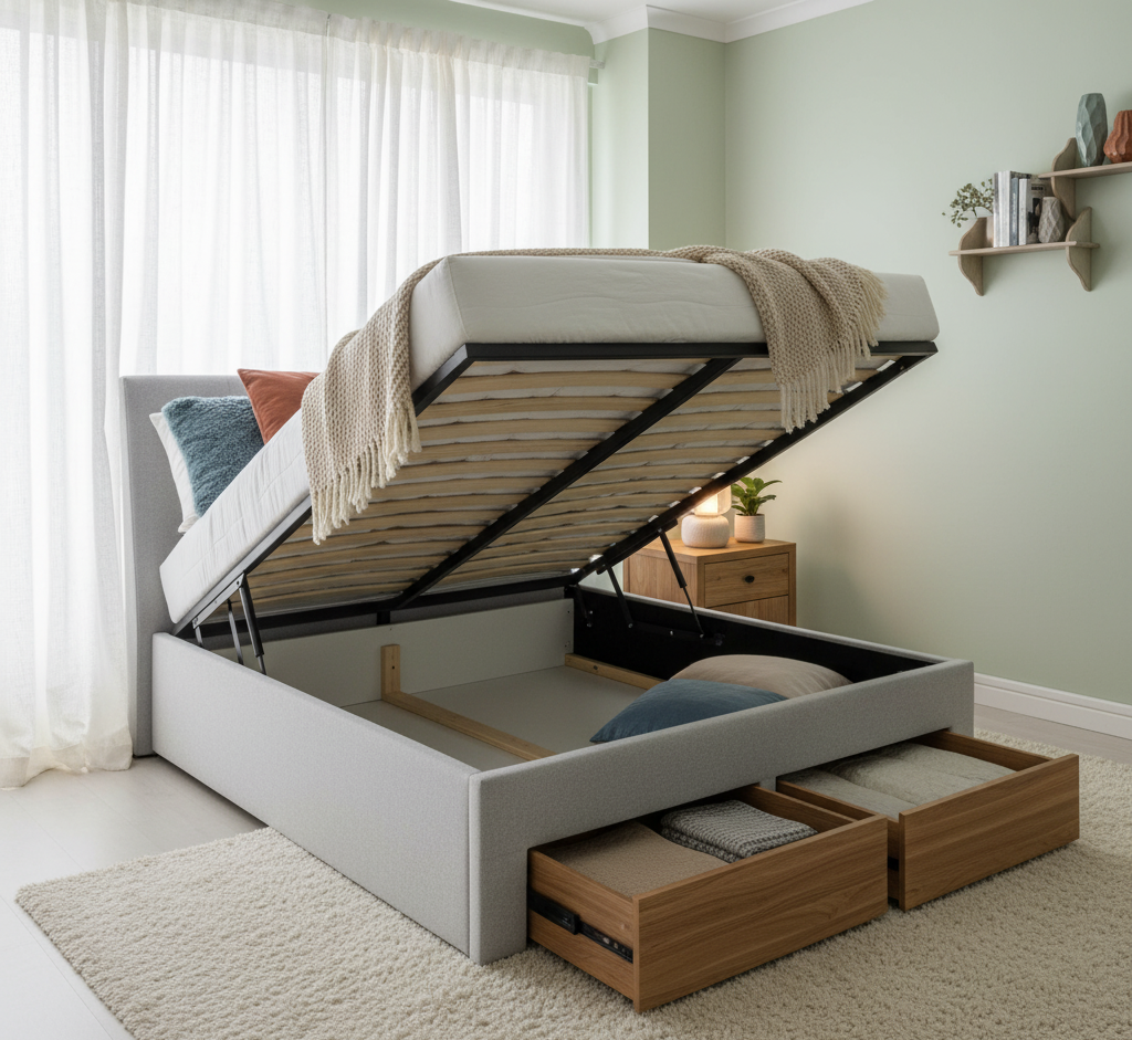 Kombinovaná úložná postel