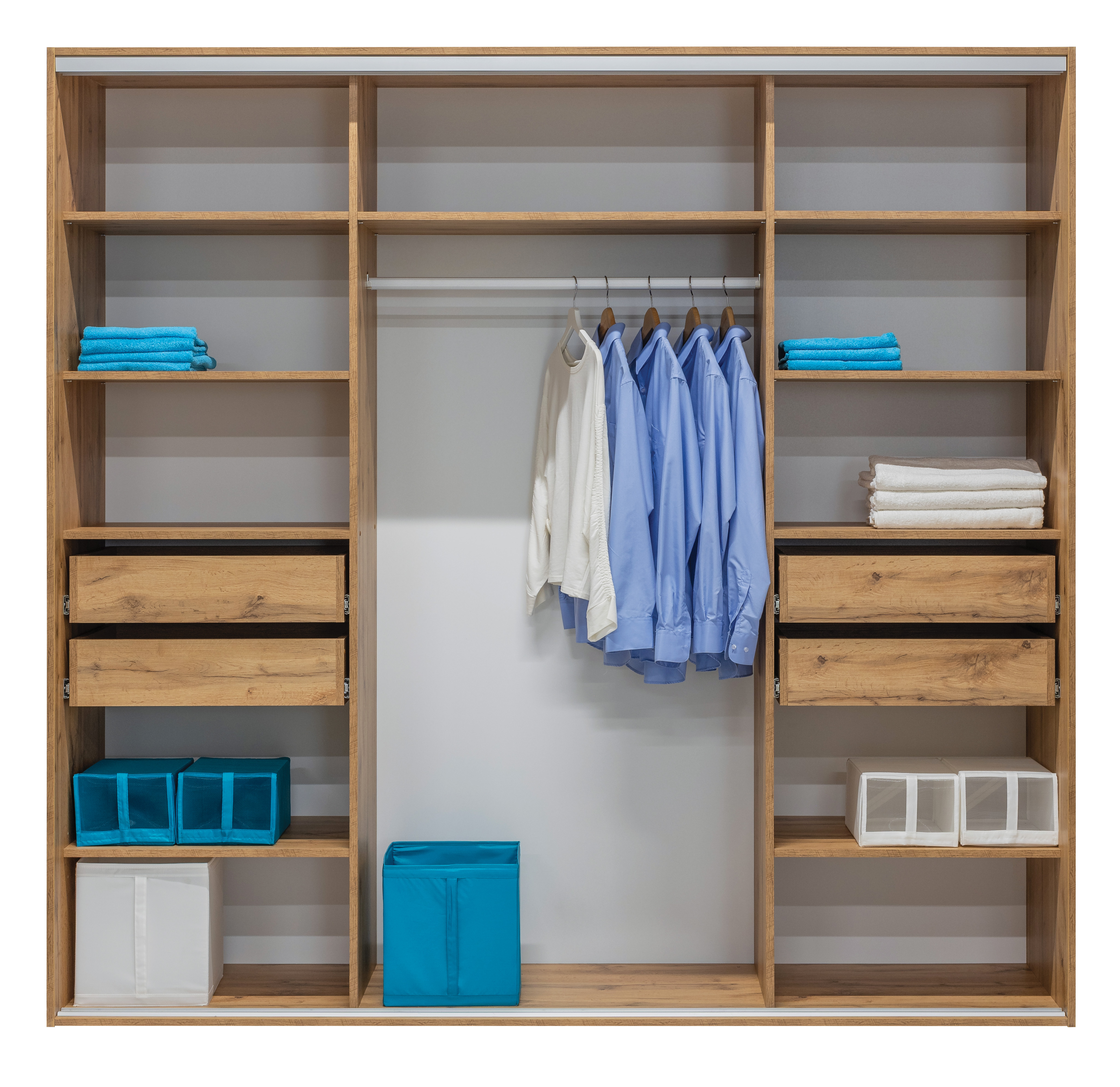 Skříň ONYX – rozložení 3dveřová