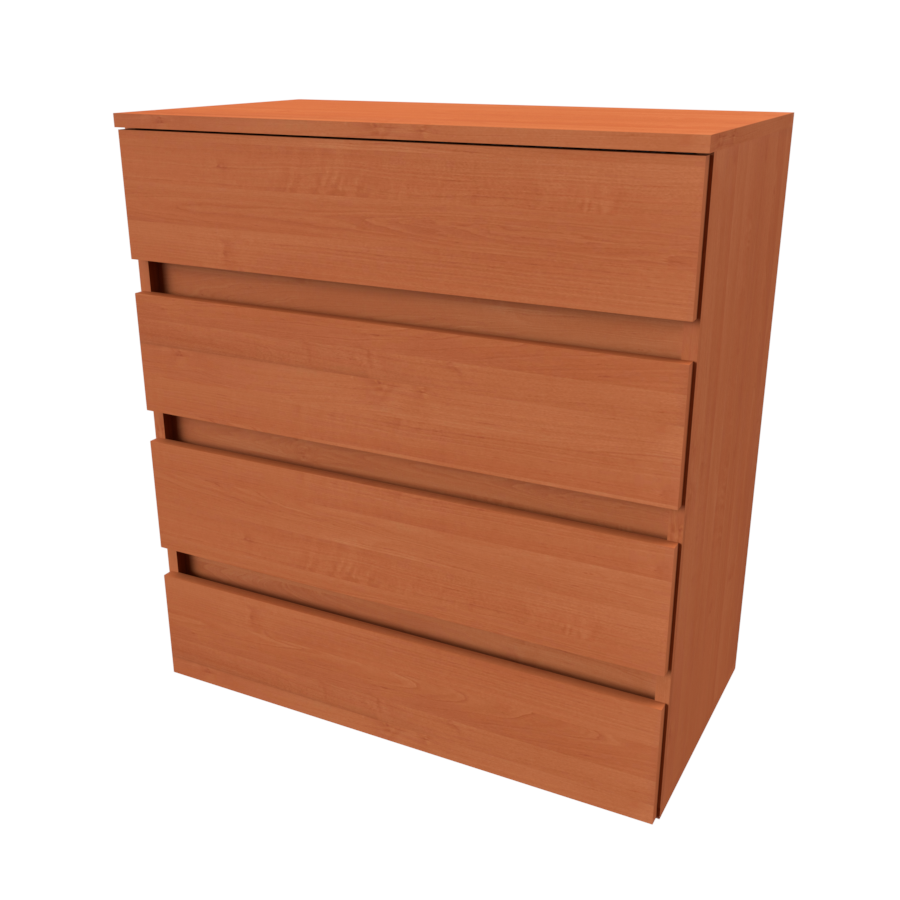 NÁBYTEK MIKULÍK s.r.o. TARA M - komoda se zásuvkami bez úchytek, 80x88cm Šířka: 80cm, Dekor: olše