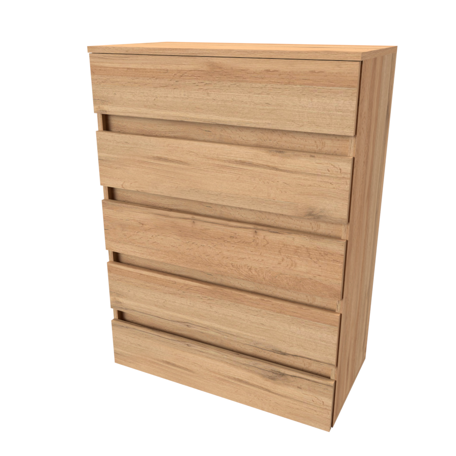 NÁBYTEK MIKULÍK s.r.o. TARA XL - komoda se zásuvkami bez úchytek, 80x110cm Šířka: 80cm, Dekor: dub harmony