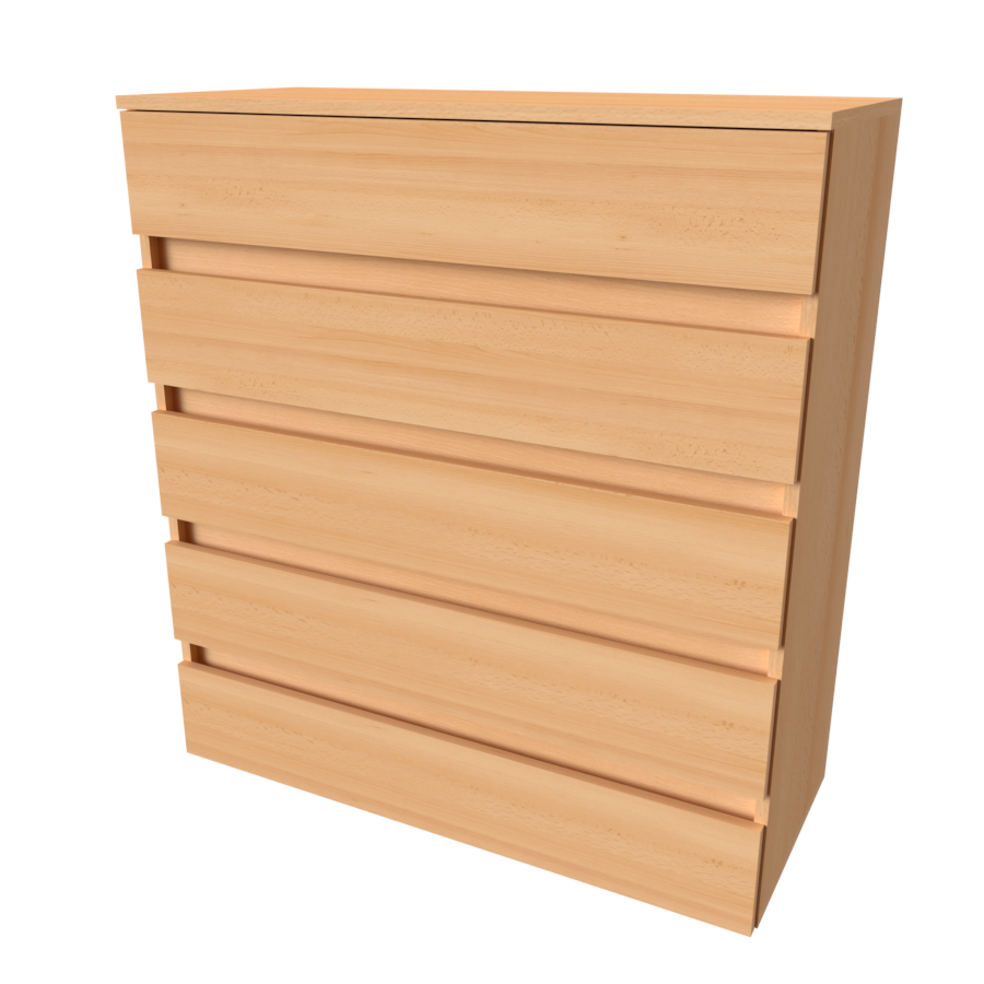 NÁBYTEK MIKULÍK s.r.o. TARA XXL - komoda se zásuvkami bez úchytek, 100x110cm Šířka: 100cm, Dekor: buk