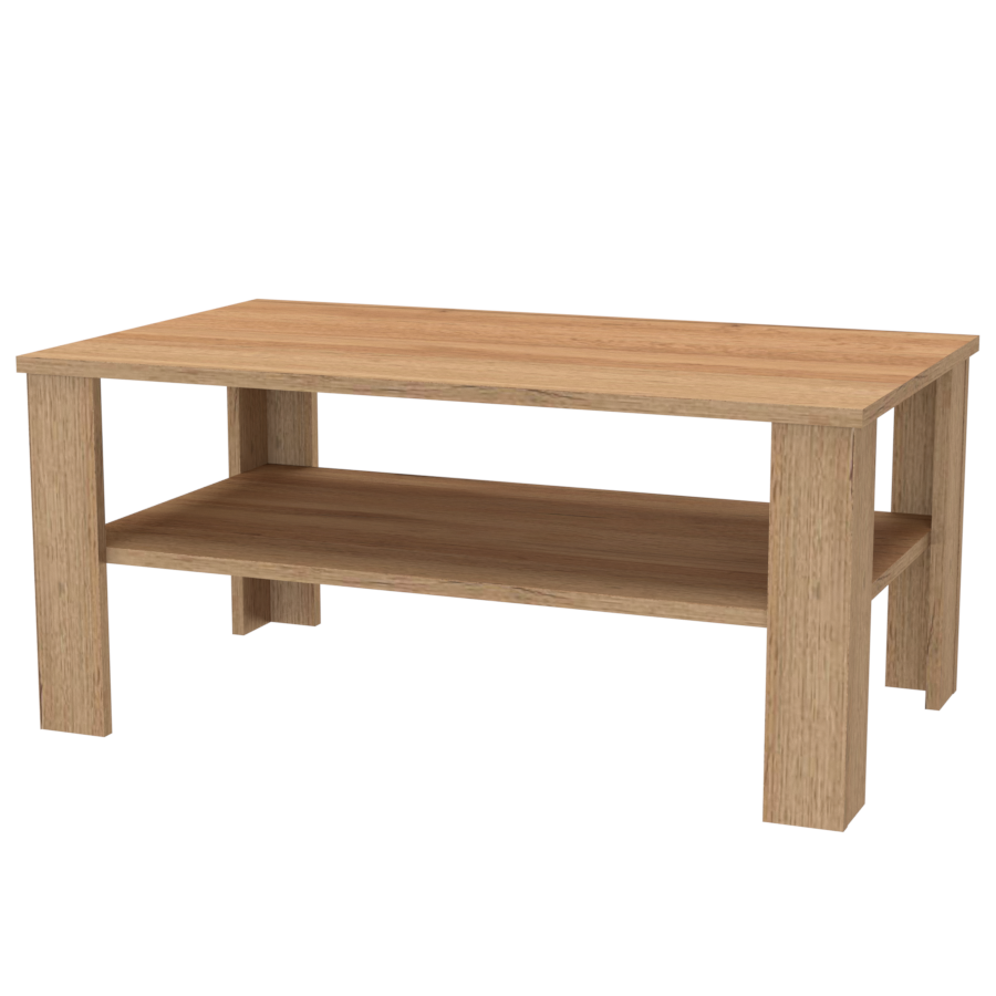 NÁBYTEK MIKULÍK s.r.o. PONY - konferenční stolek 100/120 x 60cm Šířka: 100cm, Výška: 52cm, Dekor: dub harmony