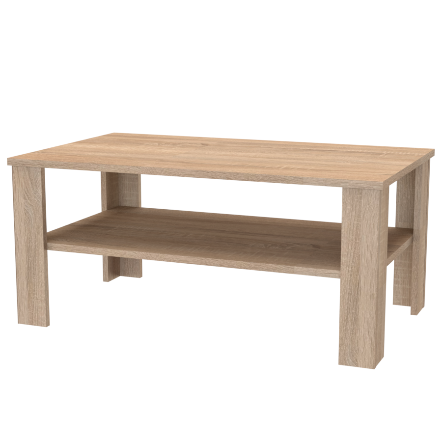 NÁBYTEK MIKULÍK s.r.o. PONY - konferenční stolek 100/120 x 60cm Šířka: 100cm, Výška: 52cm, Dekor: dub natur
