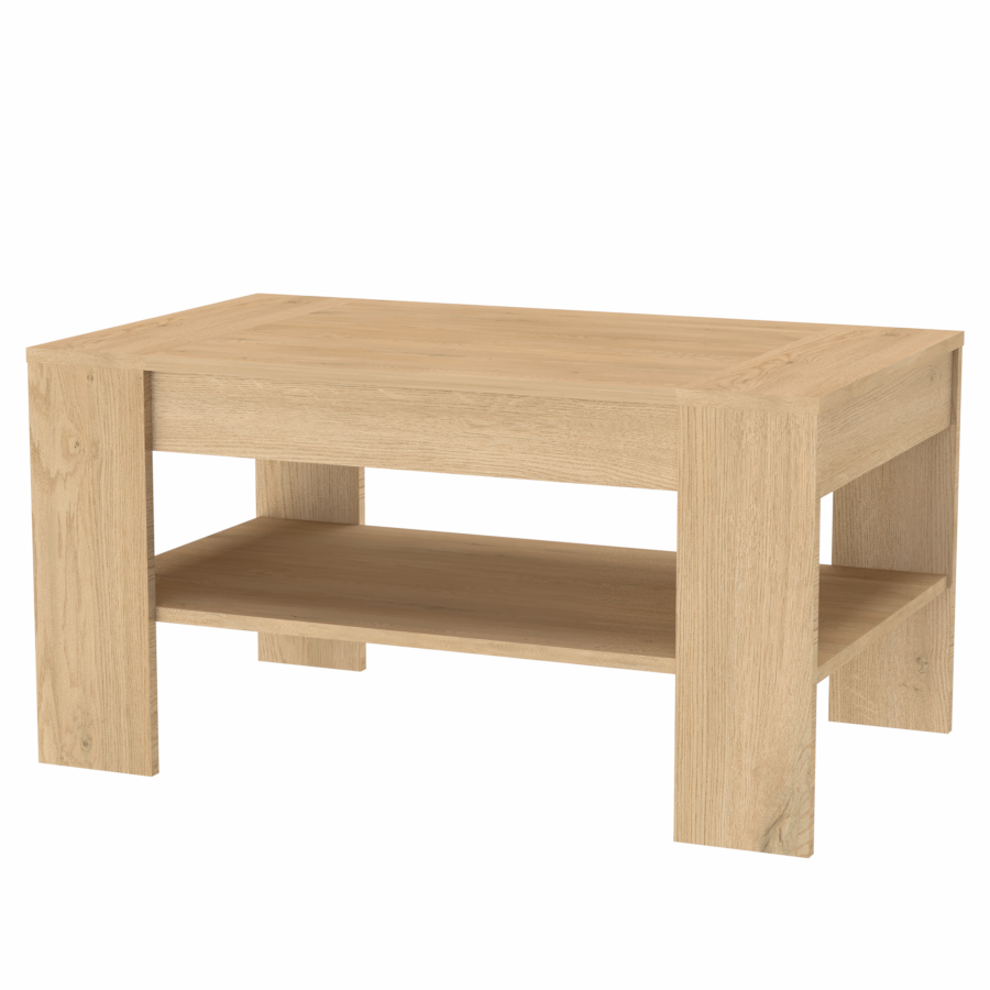 NÁBYTEK MIKULÍK s.r.o. ZEN - konferenční stolek, 100/120 x 52/57cm Šířka: 100cm, Výška: 57cm, Dekor: dub sametový