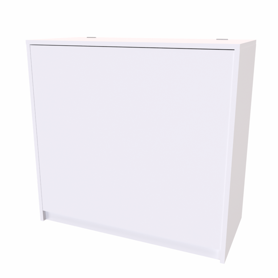 NÁBYTEK MIKULÍK s.r.o. DAVID - peřináč, 90x42x86cm Dekor: bílá struktura, Varianta: Horní výklop