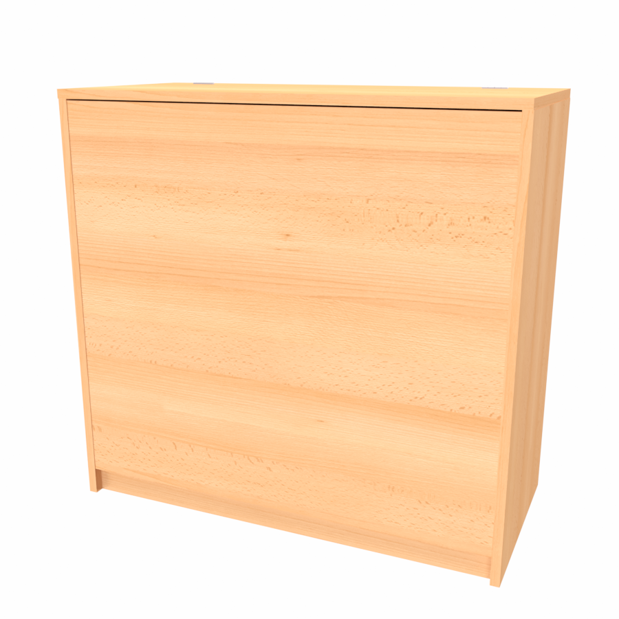 NÁBYTEK MIKULÍK s.r.o. DAVID - peřináč, 90x42x86cm Dekor: buk, Varianta: Horní výklop