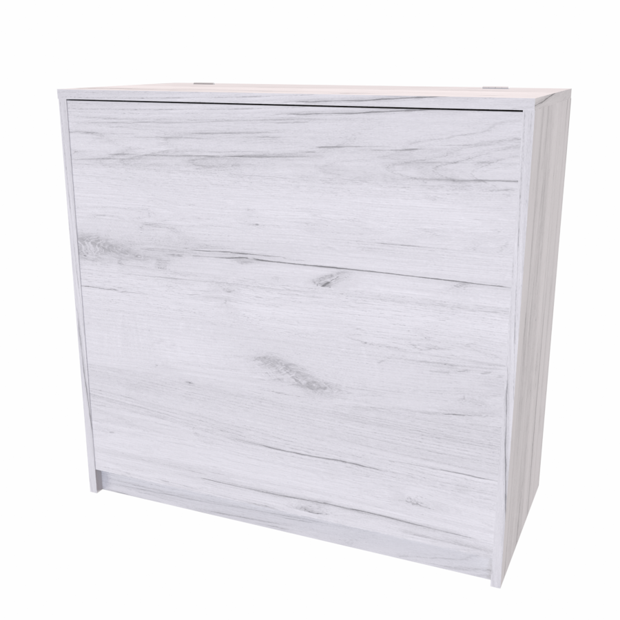 NÁBYTEK MIKULÍK s.r.o. DAVID - peřináč, 90x42x86cm Dekor: dub bělený, Varianta: Horní výklop