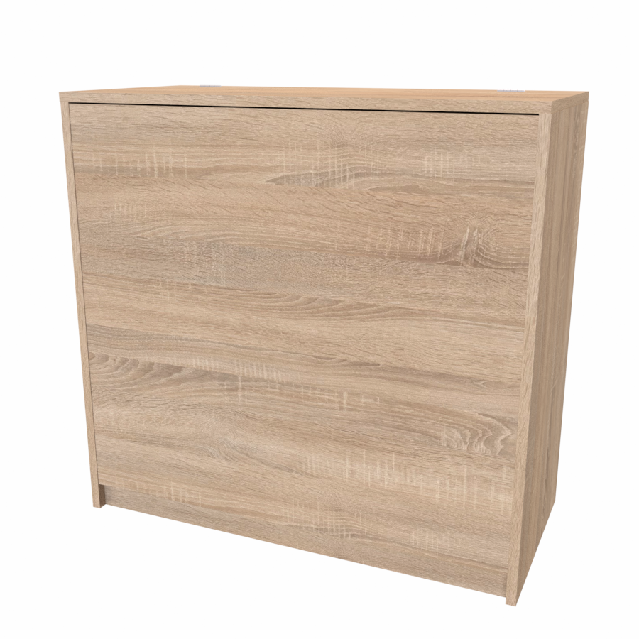 NÁBYTEK MIKULÍK s.r.o. DAVID - peřináč, 90x42x86cm Dekor: dub natur, Varianta: Horní výklop