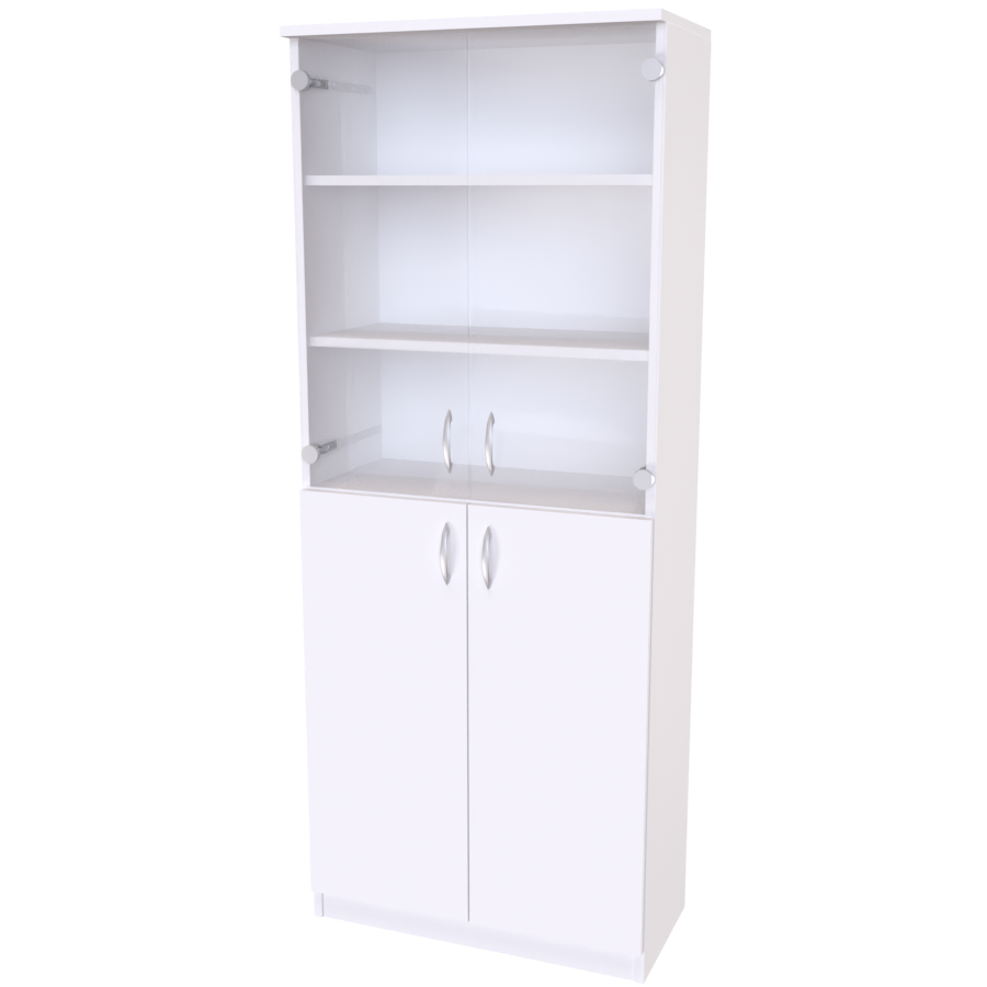 NÁBYTEK MIKULÍK s.r.o. SEKTOR 9 - úchytka nikl matný Šířka: 70cm, Hloubka: 34.5cm, Dekor: bílá struktura