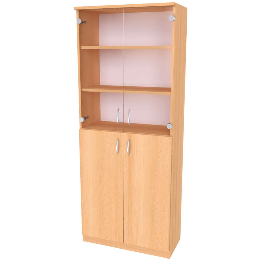 NÁBYTEK MIKULÍK s.r.o. SEKTOR 9 - úchytka nikl matný Šířka: 70cm, Hloubka: 34.5cm, Dekor: buk