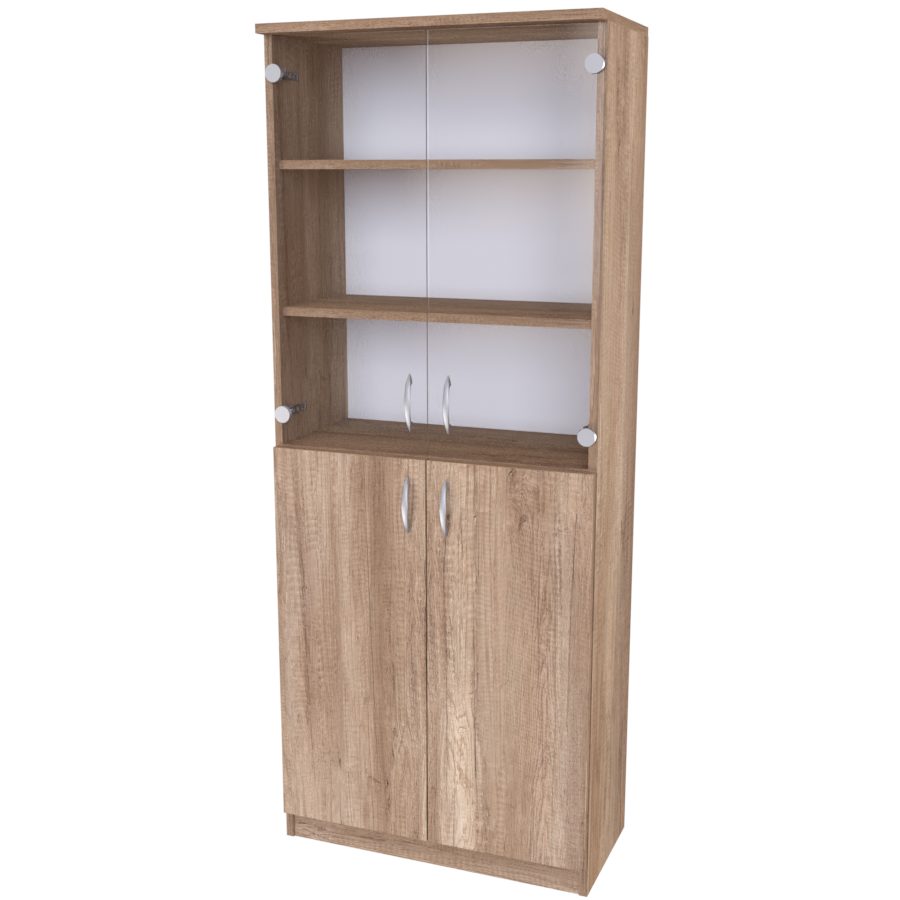 NÁBYTEK MIKULÍK s.r.o. SEKTOR 9 - úchytka nikl matný Šířka: 70cm, Hloubka: 34.5cm, Dekor: dub kansas