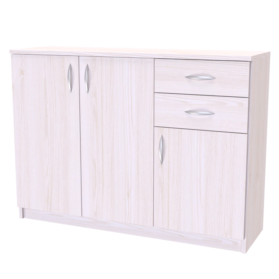 NÁBYTEK MIKULÍK s.r.o. SEKTOR 16 - úchytka měděná Šířka: 110cm, Hloubka: 34.5cm, Dekor: modřín latté