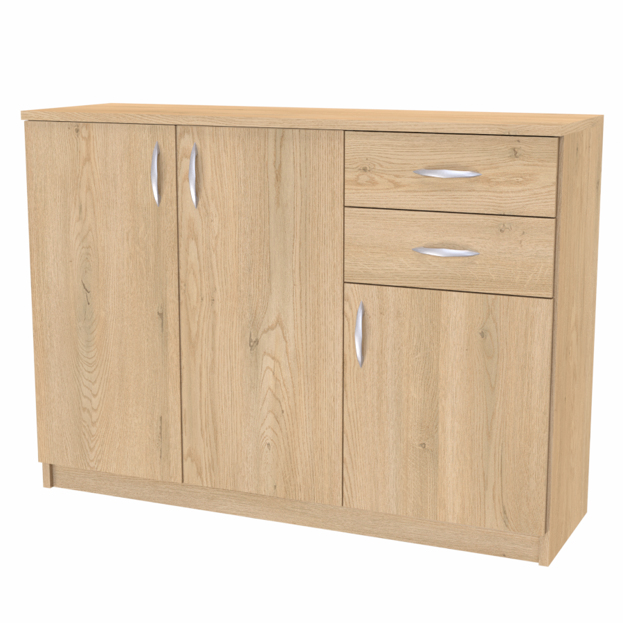 NÁBYTEK MIKULÍK s.r.o. SEKTOR 16 - úchytka měděná Šířka: 110cm, Hloubka: 34.5cm, Dekor: dub sametový