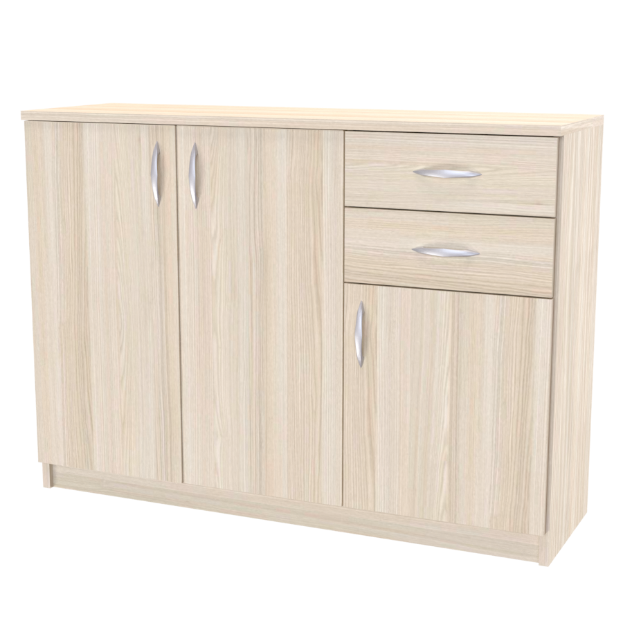 NÁBYTEK MIKULÍK s.r.o. SEKTOR 16 - úchytka měděná Šířka: 110cm, Hloubka: 34.5cm, Dekor: akácie světlá