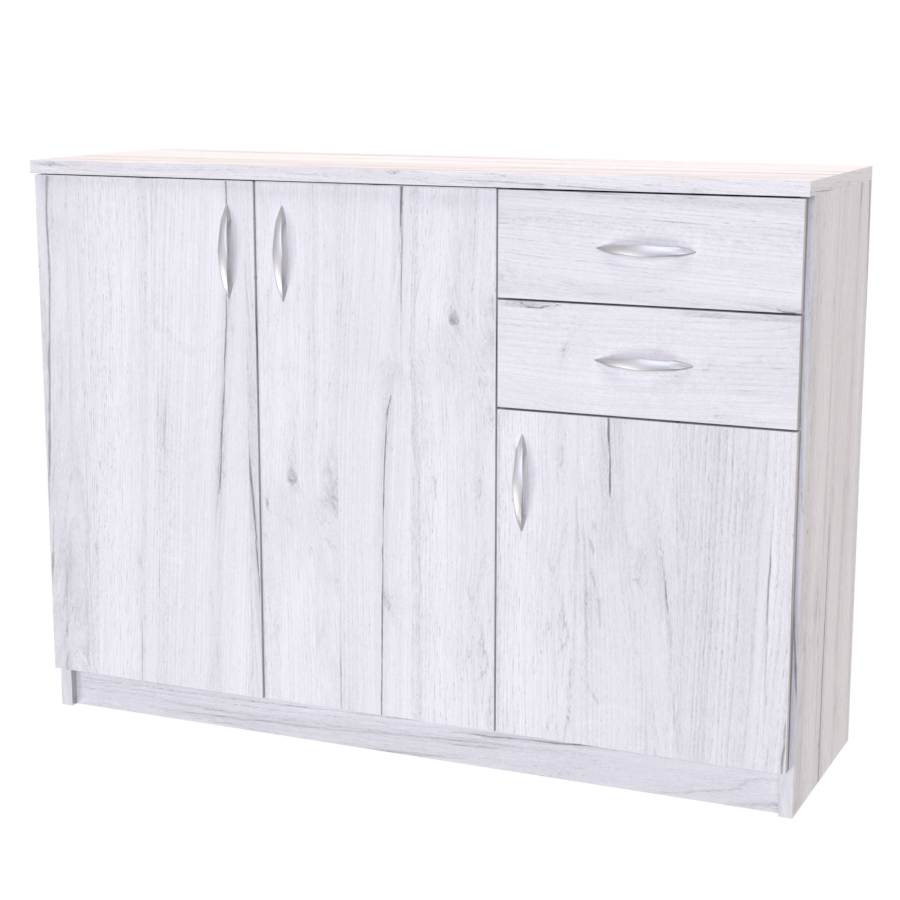 NÁBYTEK MIKULÍK s.r.o. SEKTOR 16 - úchytka měděná Šířka: 110cm, Hloubka: 34.5cm, Dekor: dub bělený