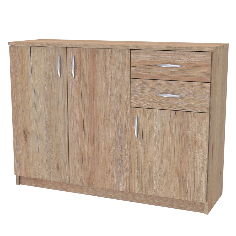 NÁBYTEK MIKULÍK s.r.o. SEKTOR 16 - úchytka měděná Šířka: 110cm, Hloubka: 34.5cm, Dekor: dub grande