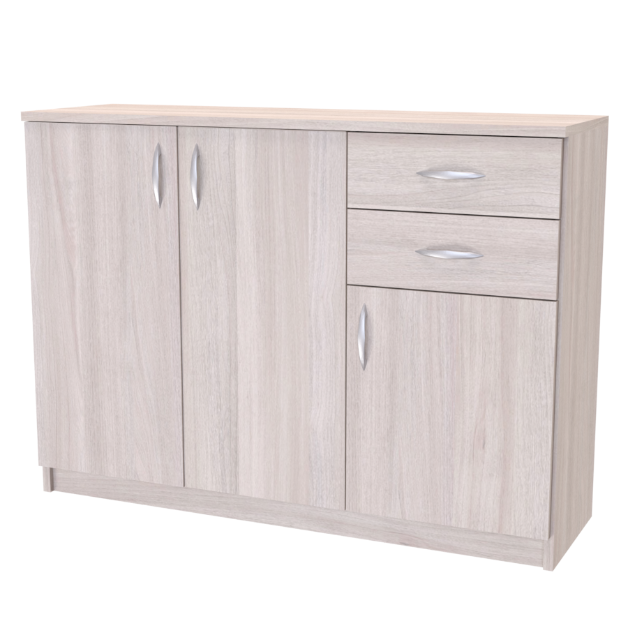 NÁBYTEK MIKULÍK s.r.o. SEKTOR 16 - úchytka měděná Šířka: 110cm, Hloubka: 34.5cm, Dekor: jasan šedý