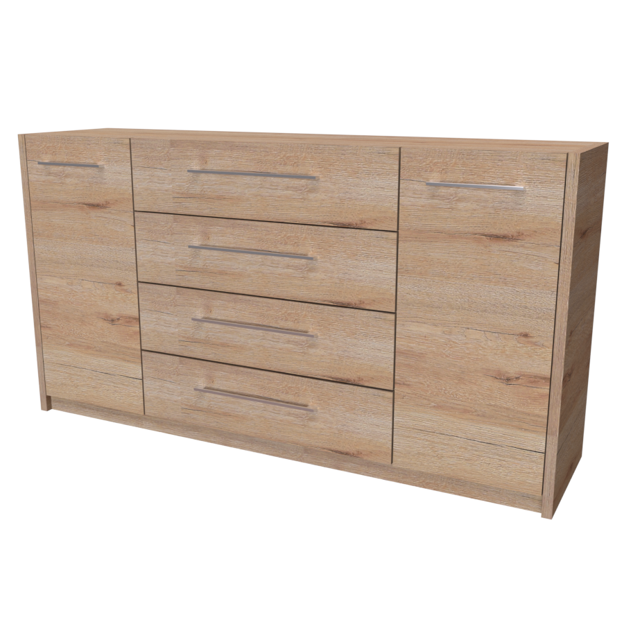 NÁBYTEK MIKULÍK s.r.o. MIA 3 - komoda, 160x86cm Šířka: 160cm, Dekor: dub grande