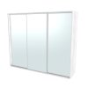 FLEXI 3 - šatní skříň 3x zrcadlo, 240/260/280/300 x 220/240cm
