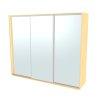 FLEXI 3 - šatní skříň 3x zrcadlo, 240/260/280/300 x 220/240cm
