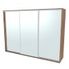 FLEXI 3 - šatní skříň 3x zrcadlo, 240/260/280/300 x 220/240cm