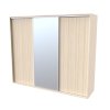 FLEXI 3 - šatní skříň 1x zrcadlo, 240/260/280/300 x 220/240cm
