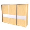 FLEXI 3 - šatní skříň dveře dělené sklem lacobel, 240/260/280/300 x 220/240cm