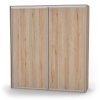 ONYX - dvoudveřová šatní skříň, plné dveře, 120 až 200cm x 220/240cm