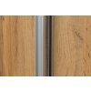 ONYX 3 - dvoudveřová šatní skříň, dělené dveře, 120 až 200cm x 220/240cm