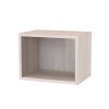 CUBE 6 - horní závěsná skříňka otevřená, 40x30cm