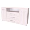 AIDA LN - komoda se skříňkami, zásuvkami a poličkou, 160x86cm