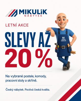 ⏰ POSLEDNÍ DNY LETNÍ AKCE! Pokud jste nákup nové postele, skříně, komody nebo pracovního stolu odkládali, teď je ten...