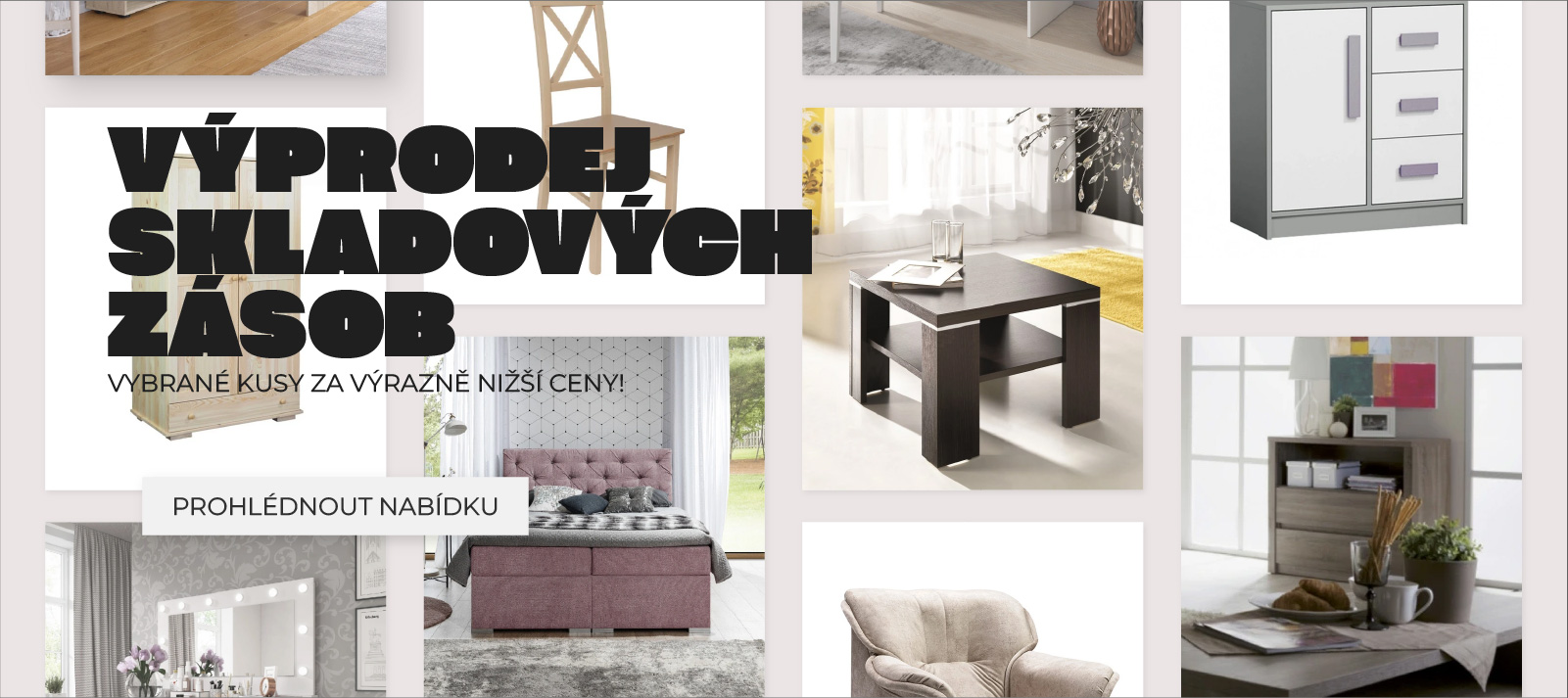 Výprodej skladových zásob