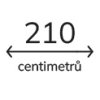 210 cm