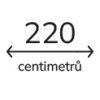 220 cm