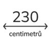 230 cm