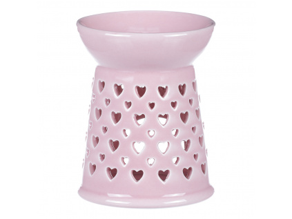 Aroma lampa, porcelánová. Růžová barva ARK3611 PINK