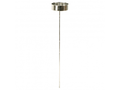 Kovový zápich pro čajové svíčky, cena za sadu 4ks, stříbrná matná CP7362-STRIBRNA-MAT