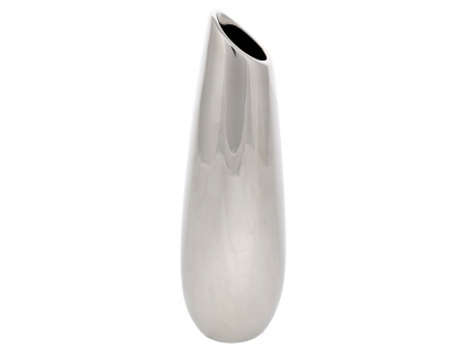 Váza keramická, stříbrná - HL9011-SIL