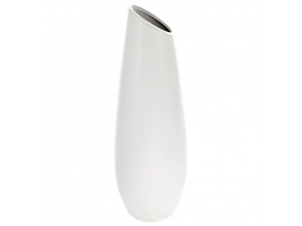 Váza keramická bílá HL9011-WH
