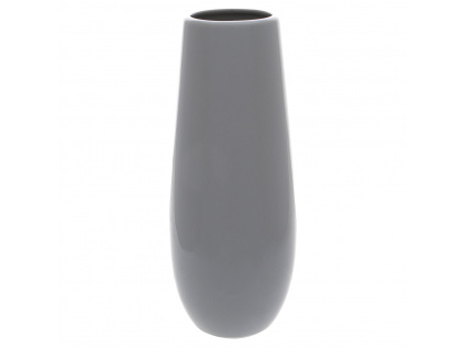 Váza keramická, šedivá perleť - HL9024-GREY