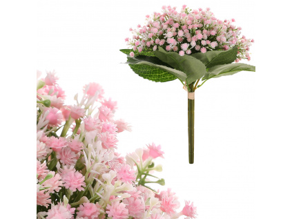 Nevěstin závoj, puget, růžové květy KN6130 PINK