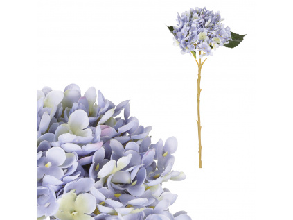 Hortenzie na stonku, modrý květ KN7008 BLUE