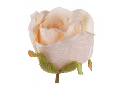 Růže, barva krémová. Květina umělá vazbová. Cena za balení 12 kusů KN7024 CRM