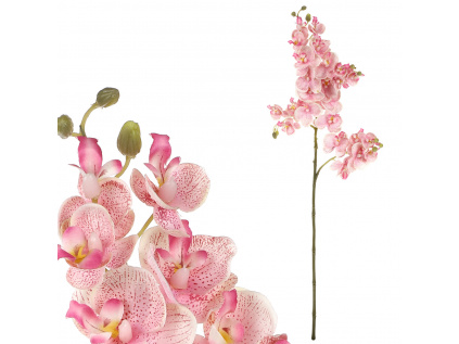 Orchidej, barva růžová, květina umělá - KT7907 PINK